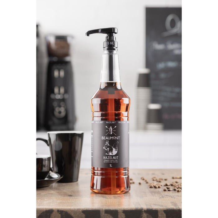 Beaumont Hazelnut Syrup 1Ltr Beaumont