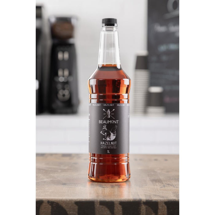 Beaumont Hazelnut Syrup 1Ltr Beaumont
