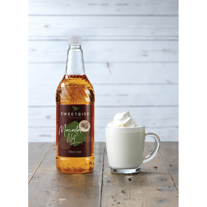 Sweetbird Macadamia Nut Syrup - 1ltr Sweetbird