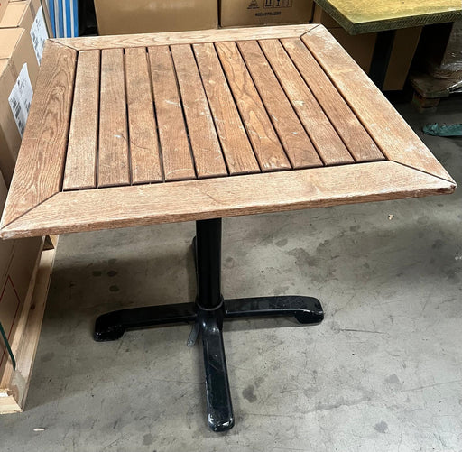 Folding Wooden Restaurant Table 70x70 cm -Used Canmac Refurbished