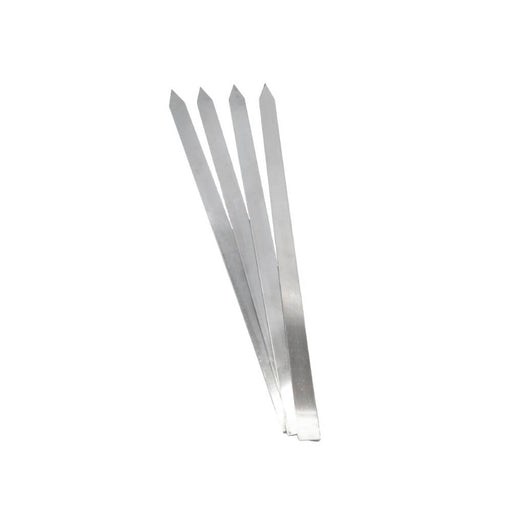 Stainless steel kebab skewers 2 cm x 56 cm, pack of 30