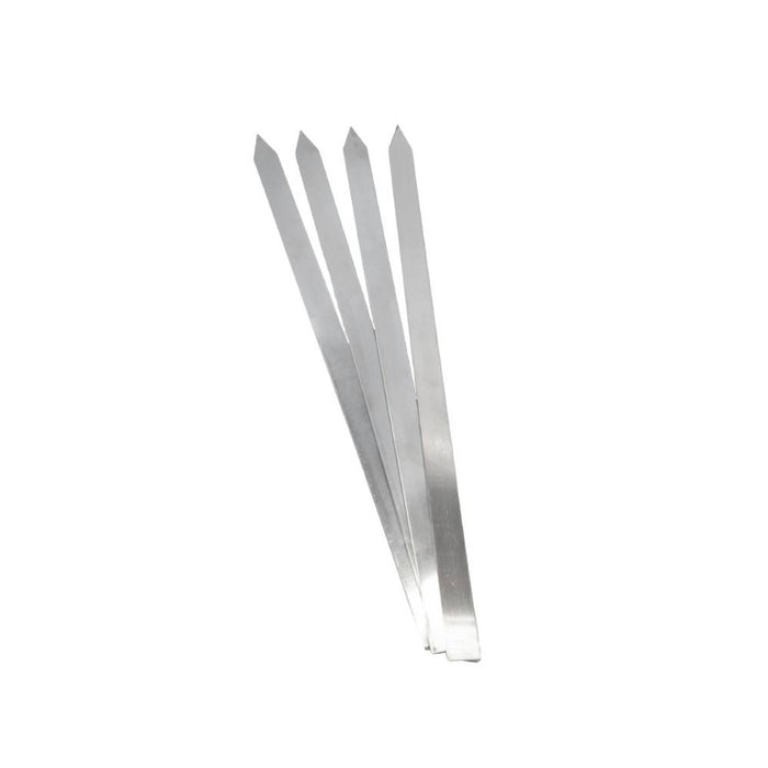 Stainless steel kebab skewers 2 cm x 56 cm, pack of 30