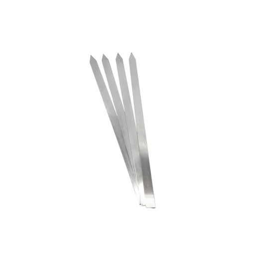 Stainless steel kebab skewers 2 cm x 56 cm, pack of 10