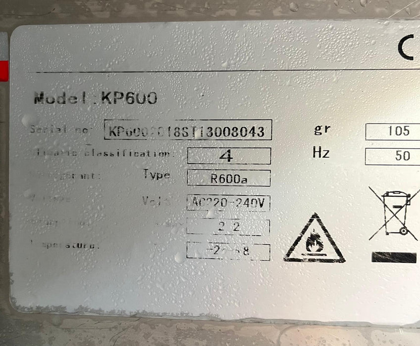King KP600 Commercial Upright Fridge Single Door 600 lt-Refurbished Canmac Refurbished