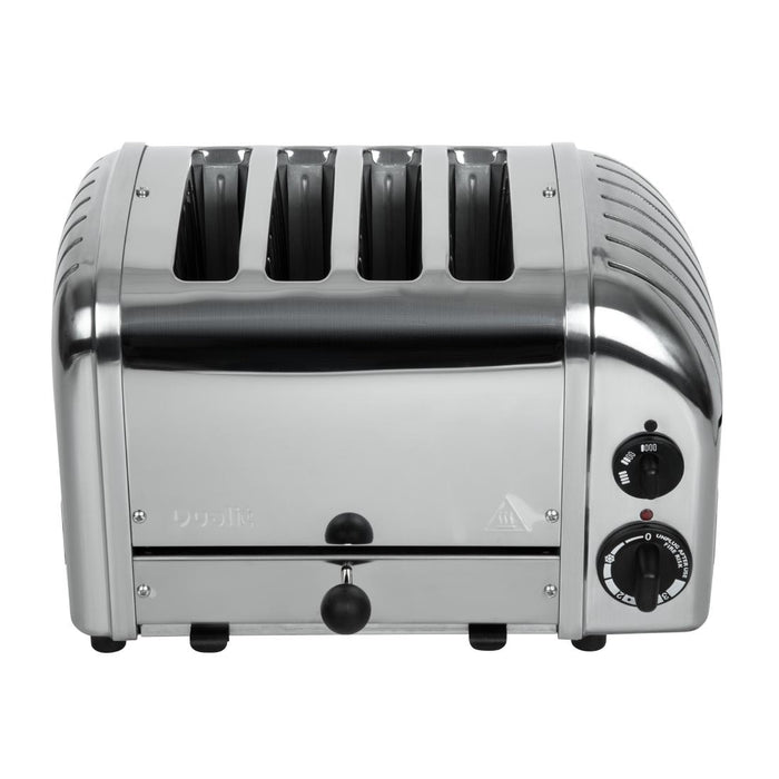 2.2kW. 4 Slots. Colour: Stainless steel