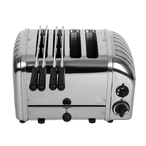 Dualit 2 x 2 Combi Vario 4 Slice Toaster Stainless 42174 Dualit