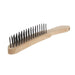 Faithfull Heavy Duty Wire Grill Brush 4 Row Faithfull