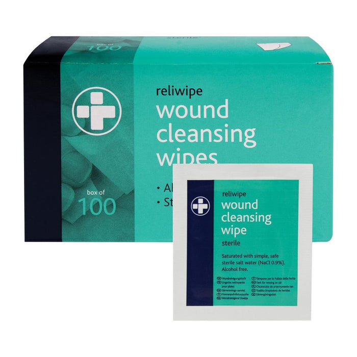 Wound cleansing wipes