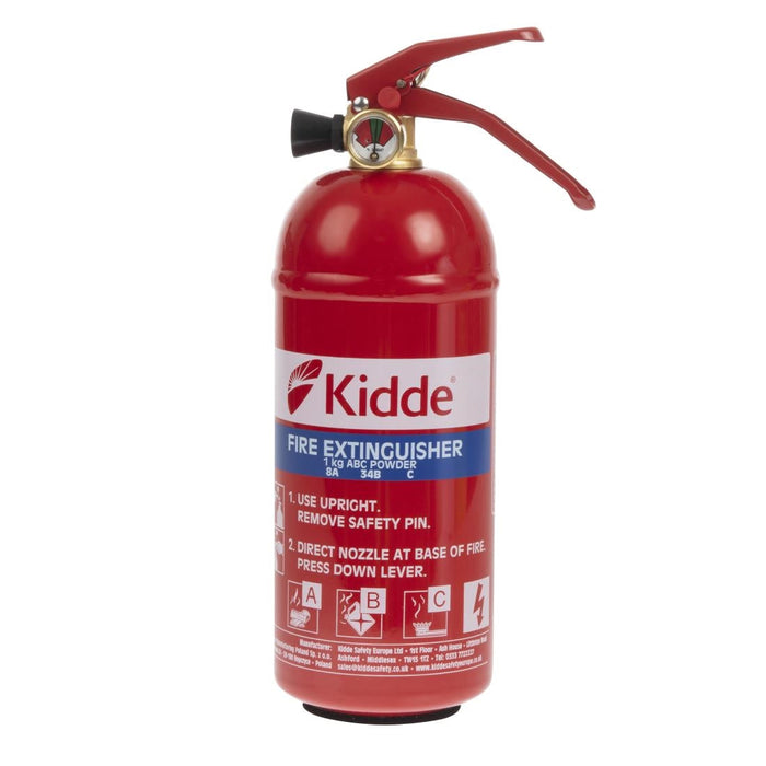 Kidde Multi Purpose Fire Extinguisher (A,B, C and electrical fires) Kidde