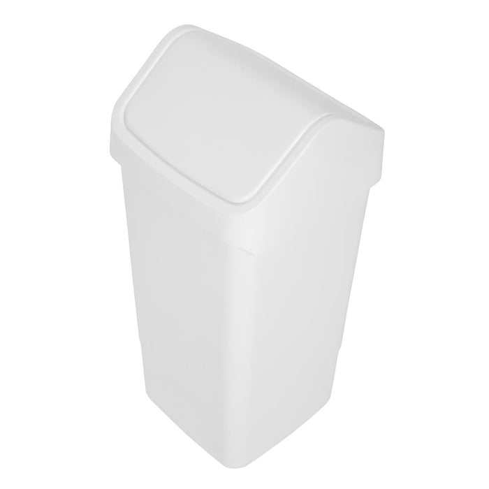 SYR Lucy Swing Top Bin White 50Ltr Scot Young