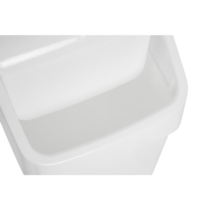 SYR Lucy Swing Top Bin White 50Ltr Scot Young