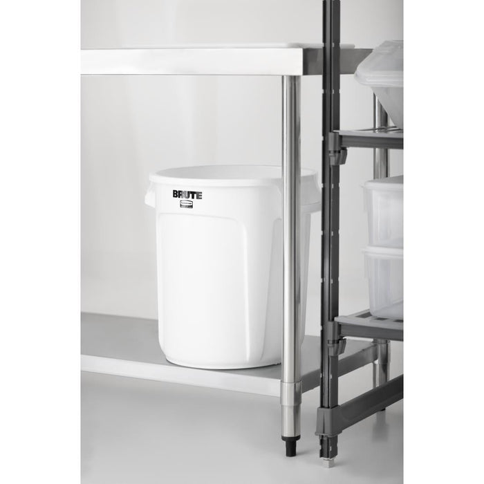 Rubbermaid BRUTE Container White 37.9Ltr Brute