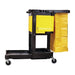 Rubbermaid Traditional Janitorial Cleaning Cart with Yellow Bag and Zip Rubbermaid