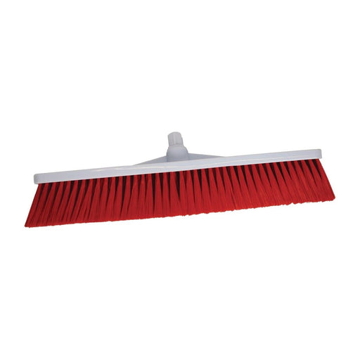12" broom head. Red. Handles sold separately