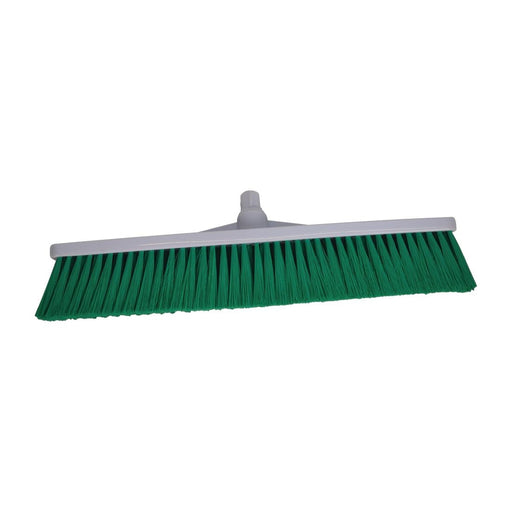 12" broom head. Green. Handles sold separately