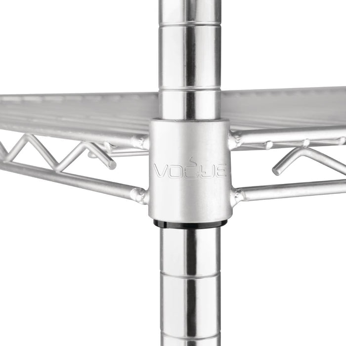 Vogue 4 Tier Wire Shelving Kit 915x460mm Vogue