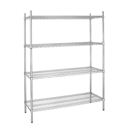 Size: 1853(H) x 1525(W) x 460(D)mm. Material: Galvanised Zinc. Flat packed