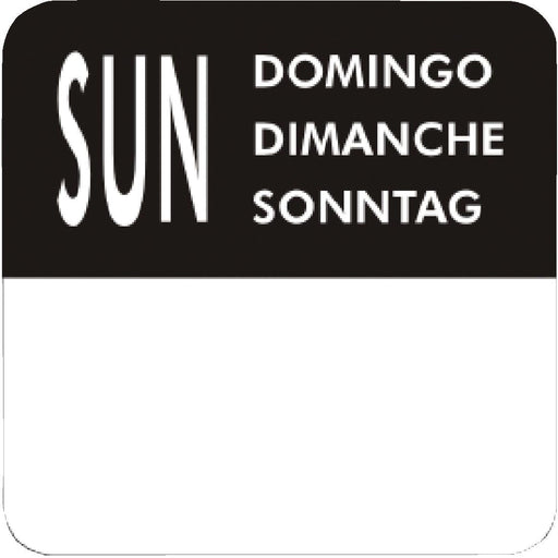 Vogue Removable Day of the Week Labels (7000 Pack) Vogue