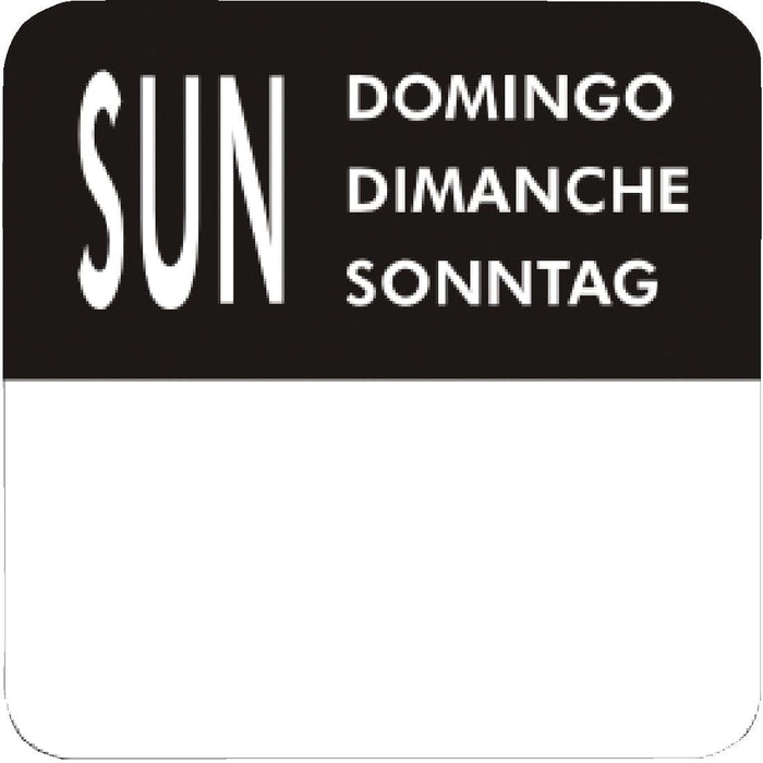 Vogue Removable Day of the Week Labels (7000 Pack) Vogue