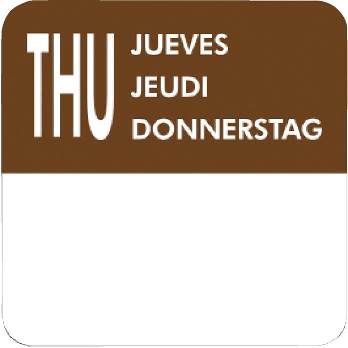 Vogue Removable Day of the Week Labels (7000 Pack) Vogue