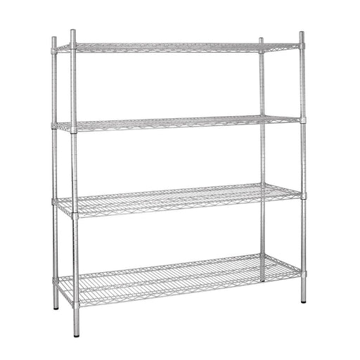 Size: 1853(H) x 1830(W) x 460(D)mm. Material: Galvanised Zinc. Flat packed
