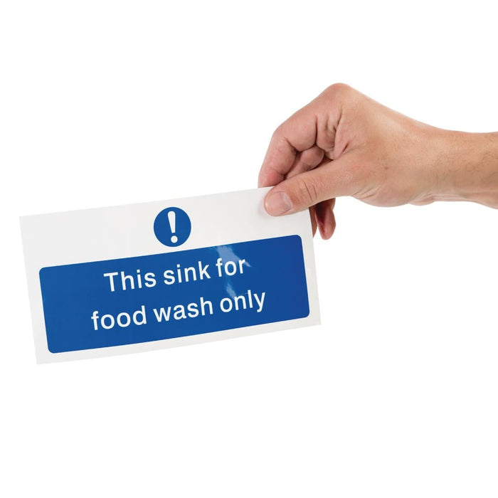 Vogue Food Wash Only Sign Vogue
