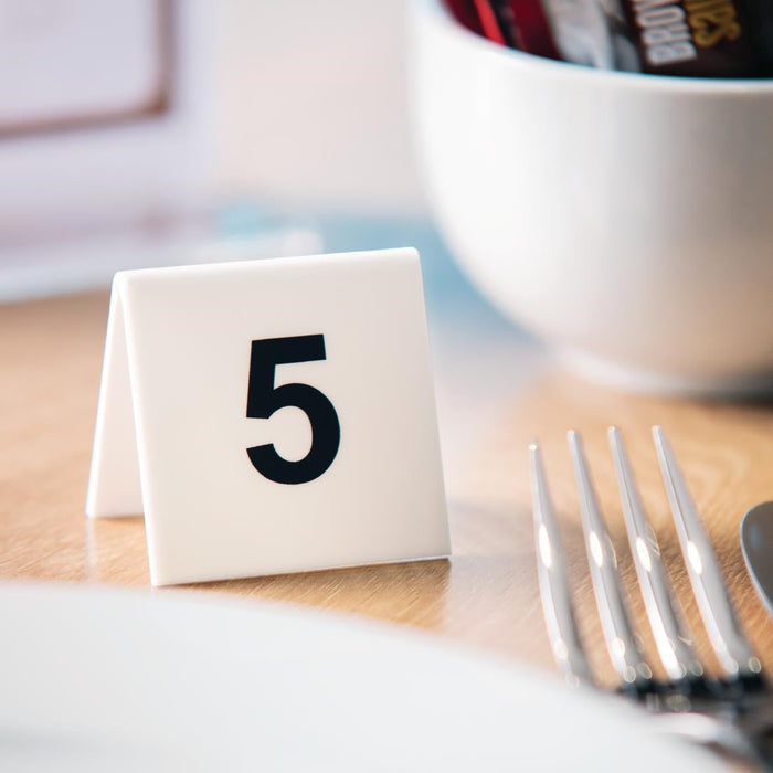 Plastic Table Numbers 1-10 Beaumont