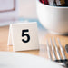 Plastic Table Numbers 1-10 Beaumont