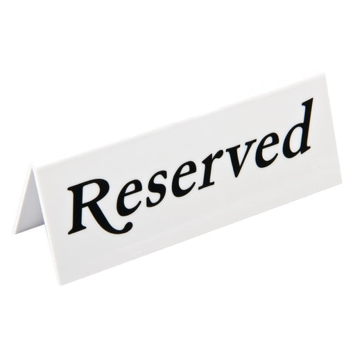 Plastic Reserve Signs (10 Pack) Beaumont