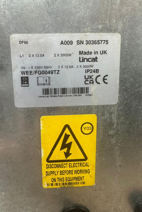 Lincat Twin Tank Twin Basket Countertop Electric Fryer - Refurbished Canmac Catering Equipment