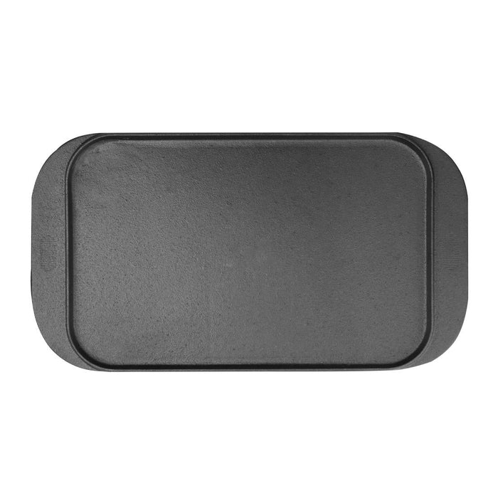 Vogue Reversible Cast Iron Double Griddle Pan 26cm Vogue