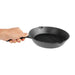 Vogue Round Cast Iron Ribbed Skillet Pan 26cm Vogue