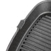 Vogue Square Cast Iron Ribbed Skillet Pan 24cm Vogue