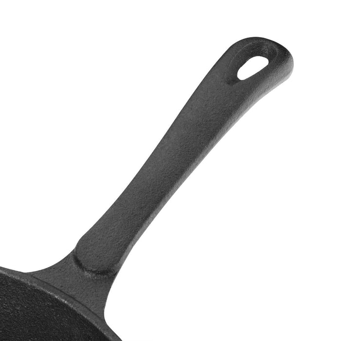Vogue Round Cast Iron Skillet Pan 25cm Vogue