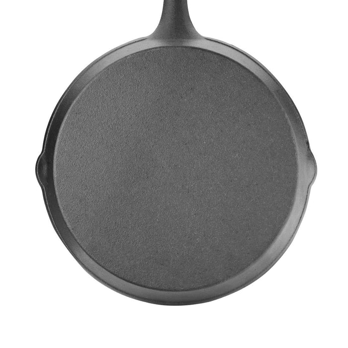 Vogue Round Cast Iron Skillet Pan 25cm Vogue