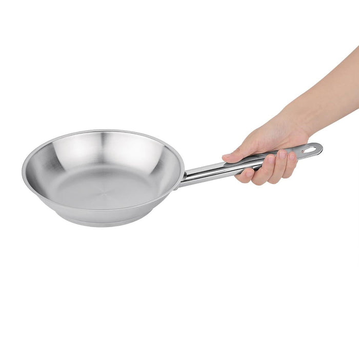 Vogue Stainless Steel Frying Pan 20cm Vogue