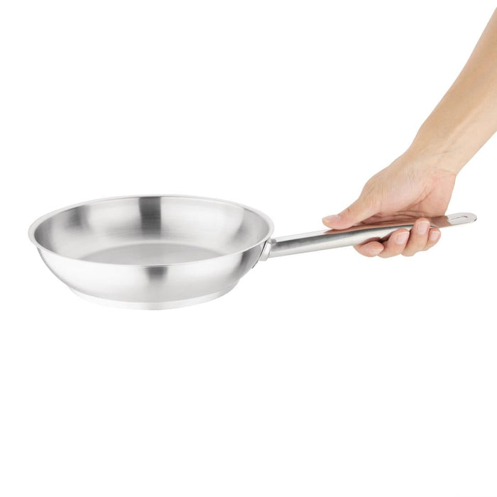 Vogue Stainless Steel Frying Pan 24cm Vogue