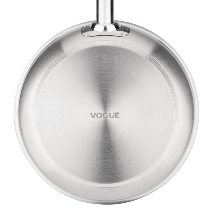 Vogue Stainless Steel Frying Pan 24cm Vogue