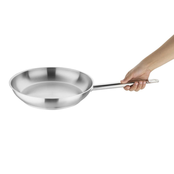 Vogue Stainless Steel Frying Pan 28cm Vogue