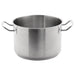 Size:24cm. Capacity: 7Ltr. Material: Stainless steel. Induction compatible. Compatible with lid: M950.