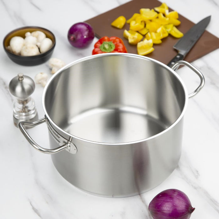 Vogue Stainless Steel Stew Pan 28cm Vogue