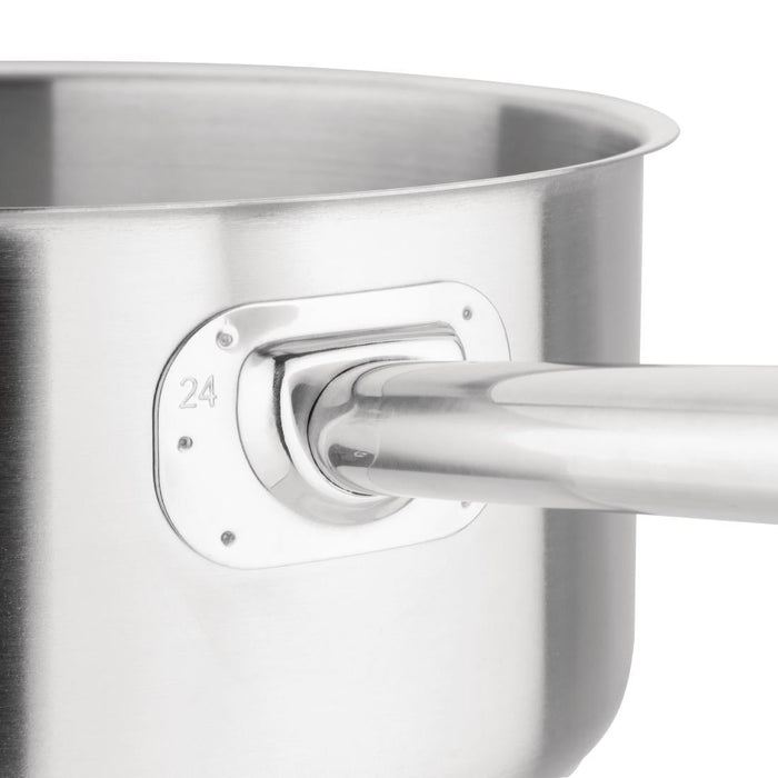 Vogue Stainless Steel Saucepan 24cm Vogue