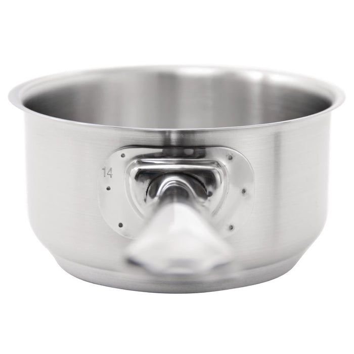Vogue Stainless Steel Saucepan 28cm Vogue