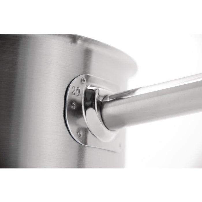 Vogue Stainless Steel Saucepan 28cm Vogue