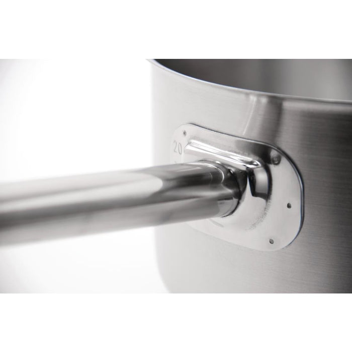 Vogue Stainless Steel Saucepan 28cm Vogue