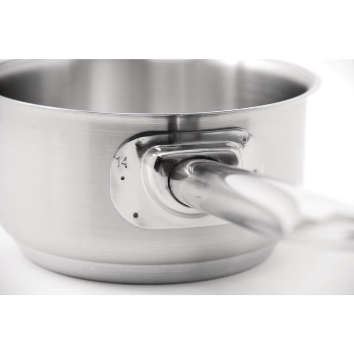 Vogue Stainless Steel Saucepan 28cm Vogue