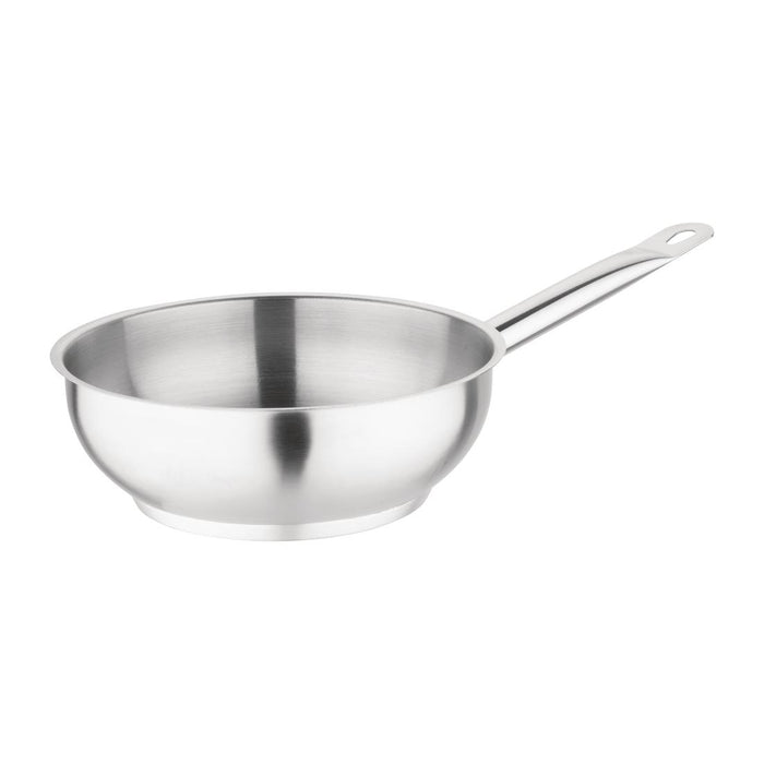 Size:20cm. Capacity: 1.8Ltr. Material: Stainless steel. Induction compatible. Compatible with lid: M949.