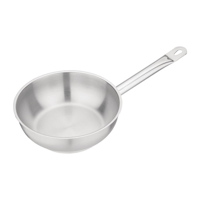 Vogue Stainless Steel Sauté Pan 20cm Vogue