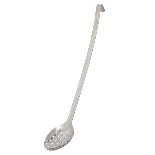 Stainless steel. Length: 455mm. Perforated scoop.