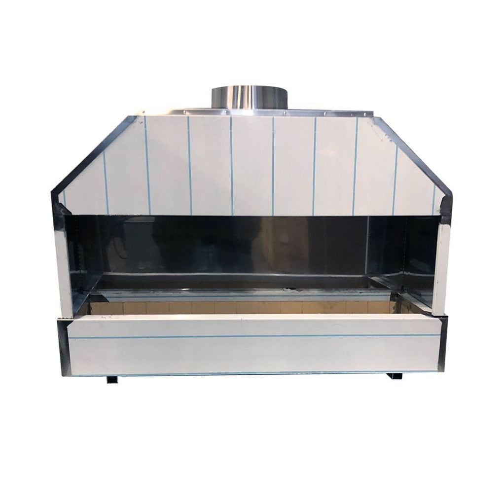 Charcoal BBQ Mangal Grill Stainless Steel 200x45x120cm — Canmac